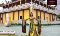 Thí sinh Hoa hậu Trái đất thi trang phục dân tộc